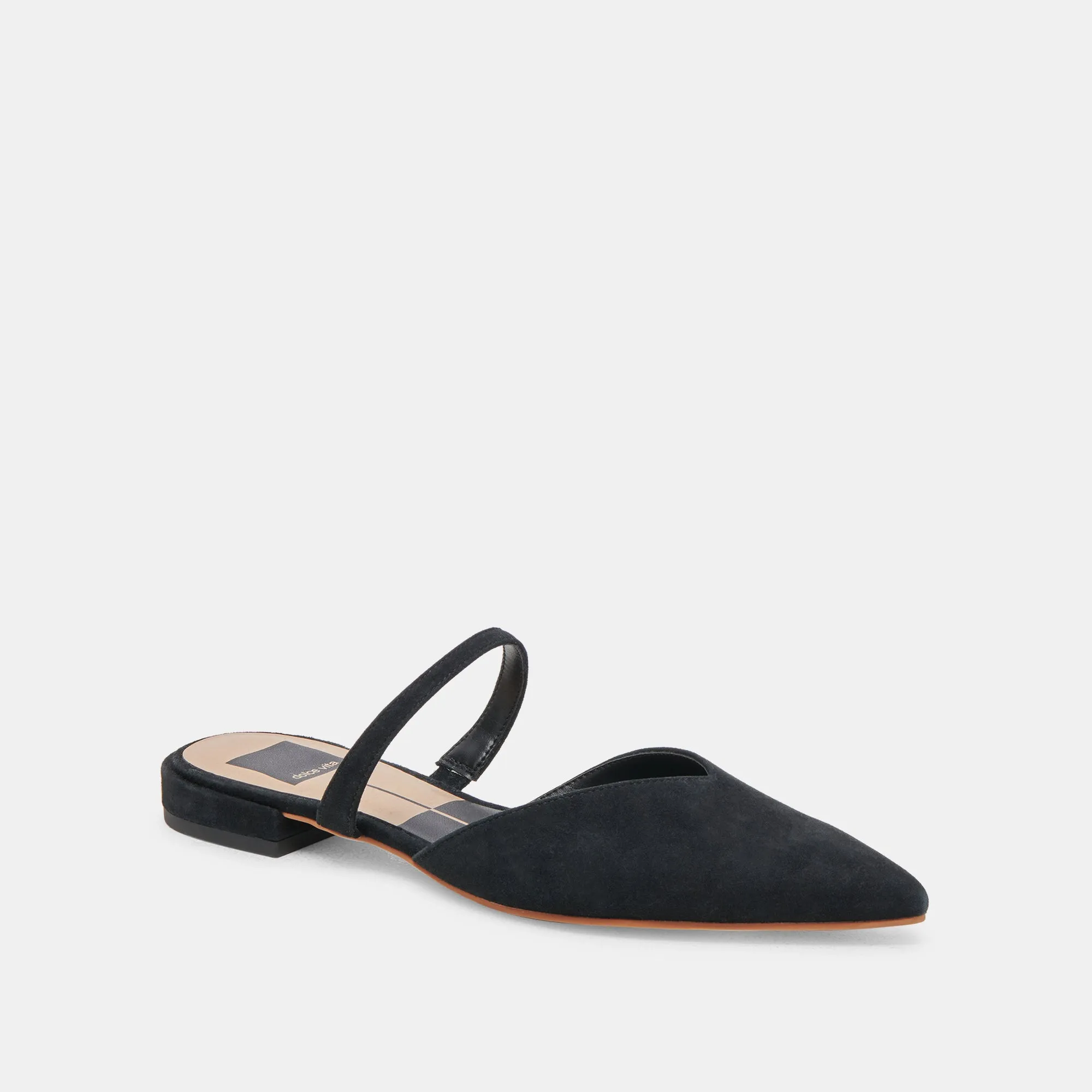 KANIKA FLATS ONYX SUEDE