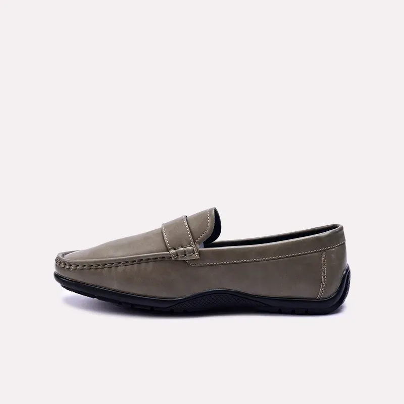 Leander Gray Buckle Loafers 0130863