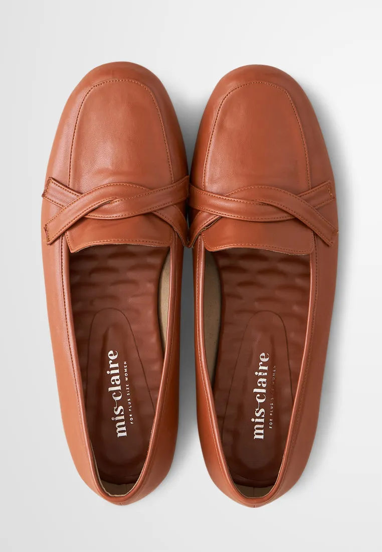 Louisa Classic Soft Loafers - Brown