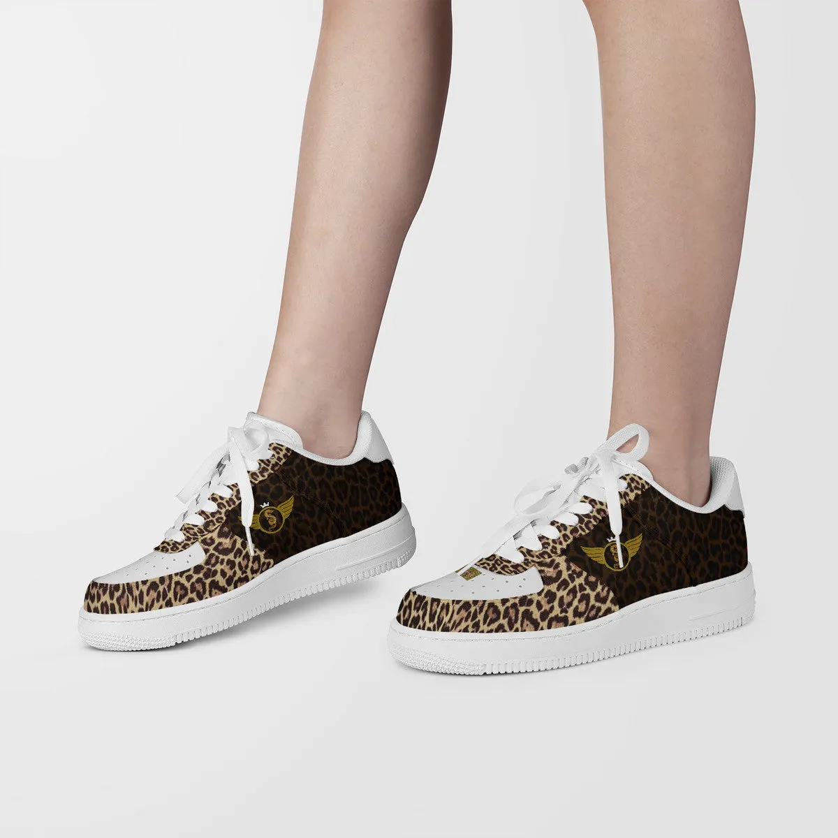 Majestic Cheetah and Black Print | High Top Customized | Shoe Zero