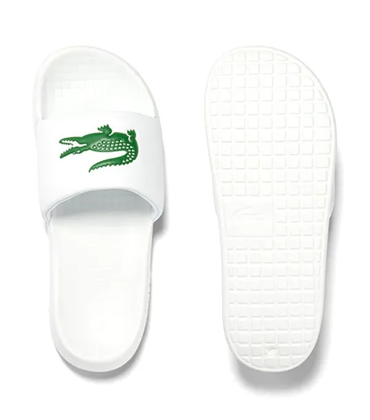 Men's Croco 1.0 Synthetic Slides White/Green