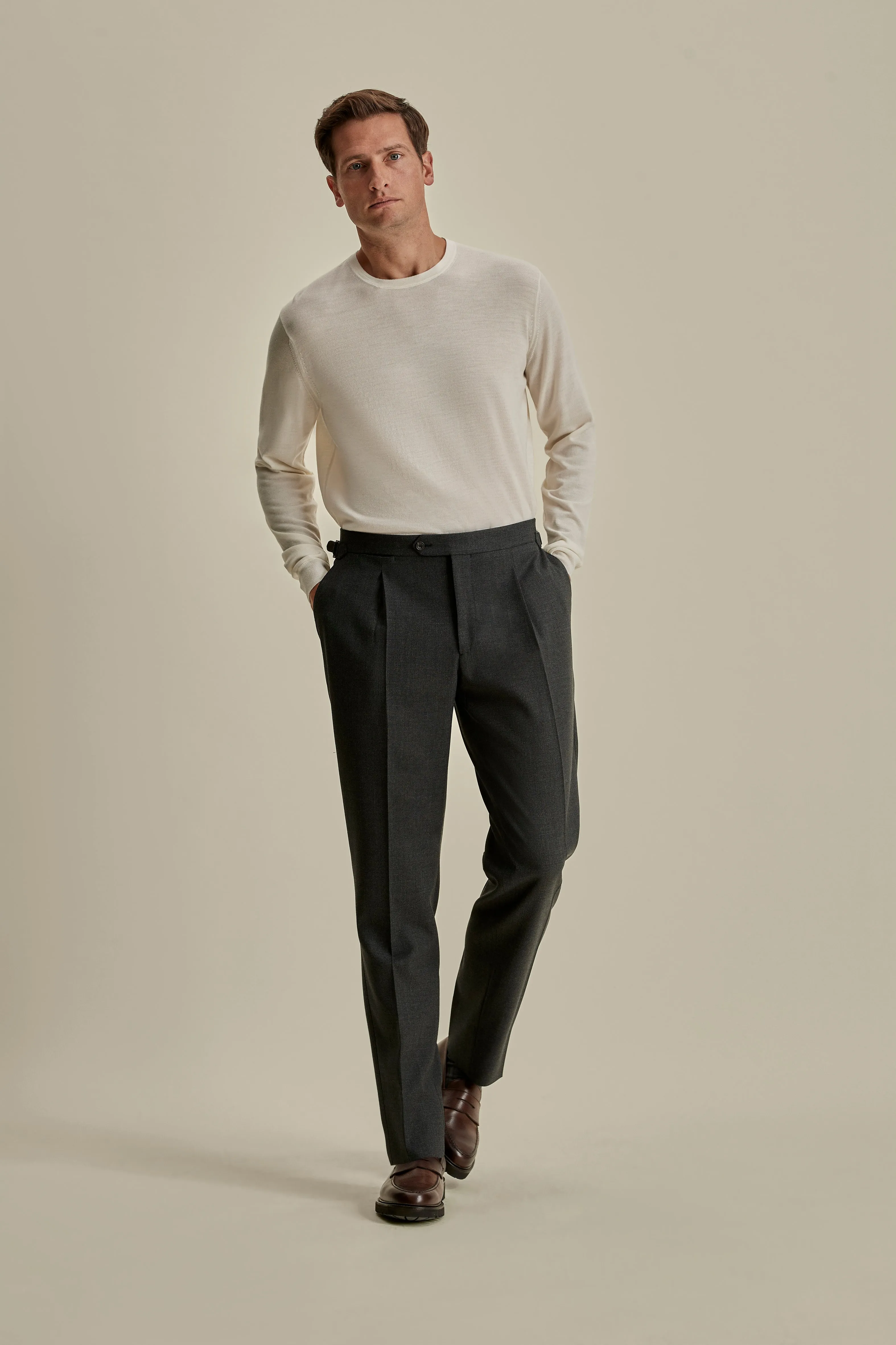 Merino Wool Extrafine Crew Neck Sweater