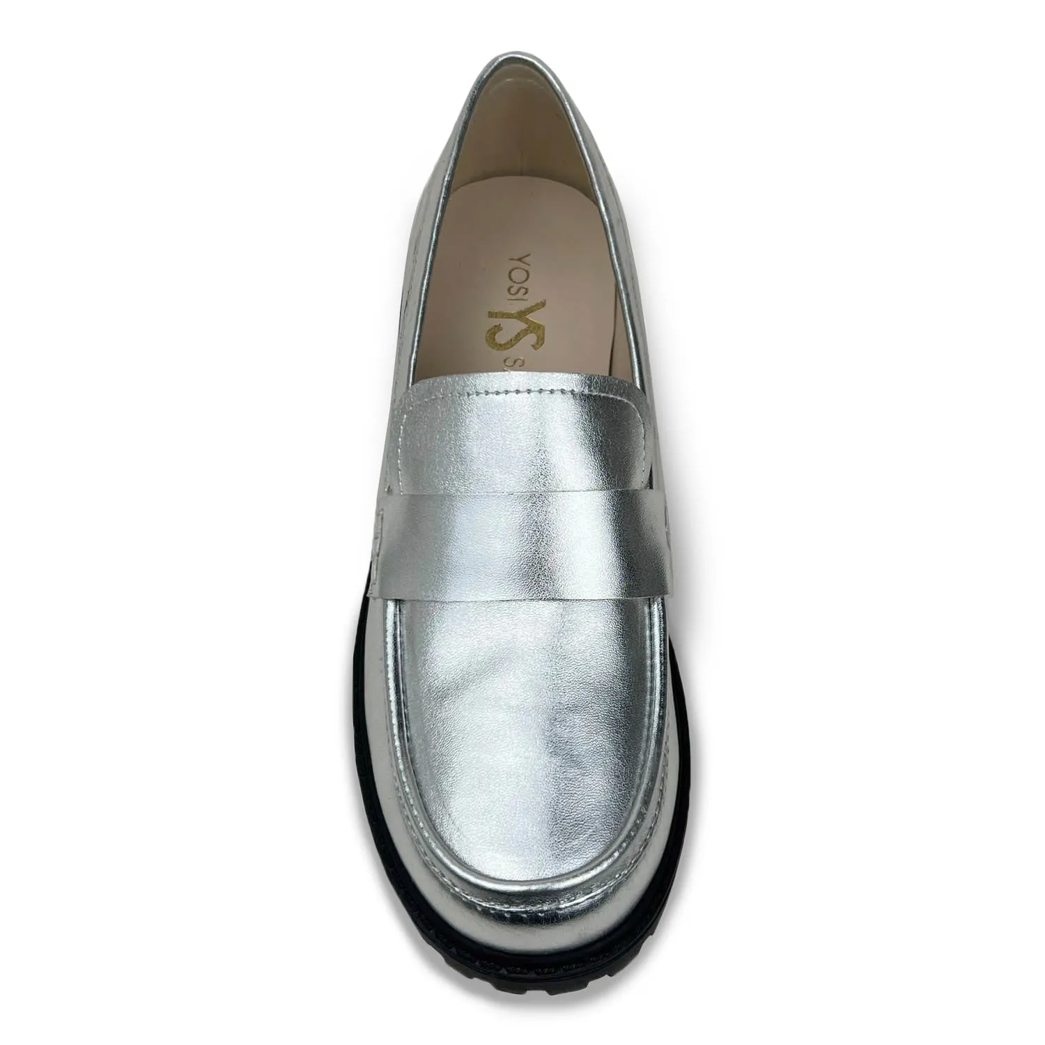 Miss Lydia Loafer in Silver - Kids