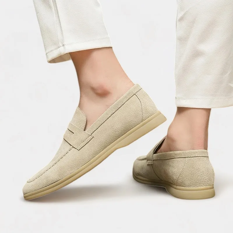 Noble Wear Suede Strap Loafers