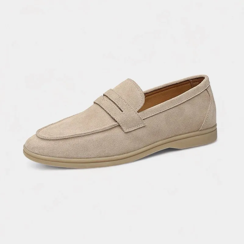 Noble Wear Suede Strap Loafers