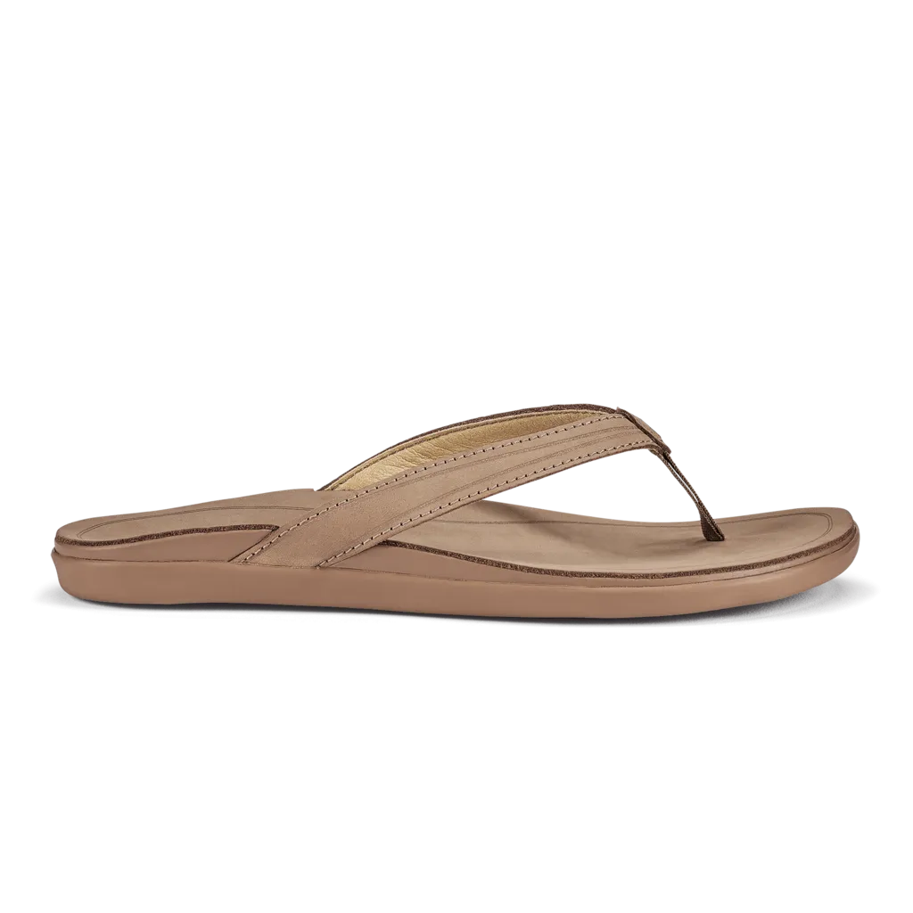 Olukai 20442-3434 Women's Leather Sandal Tan