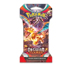 Pokemon Scarlet & Violet Obsidian Flames Sleeved Booster | Charizard