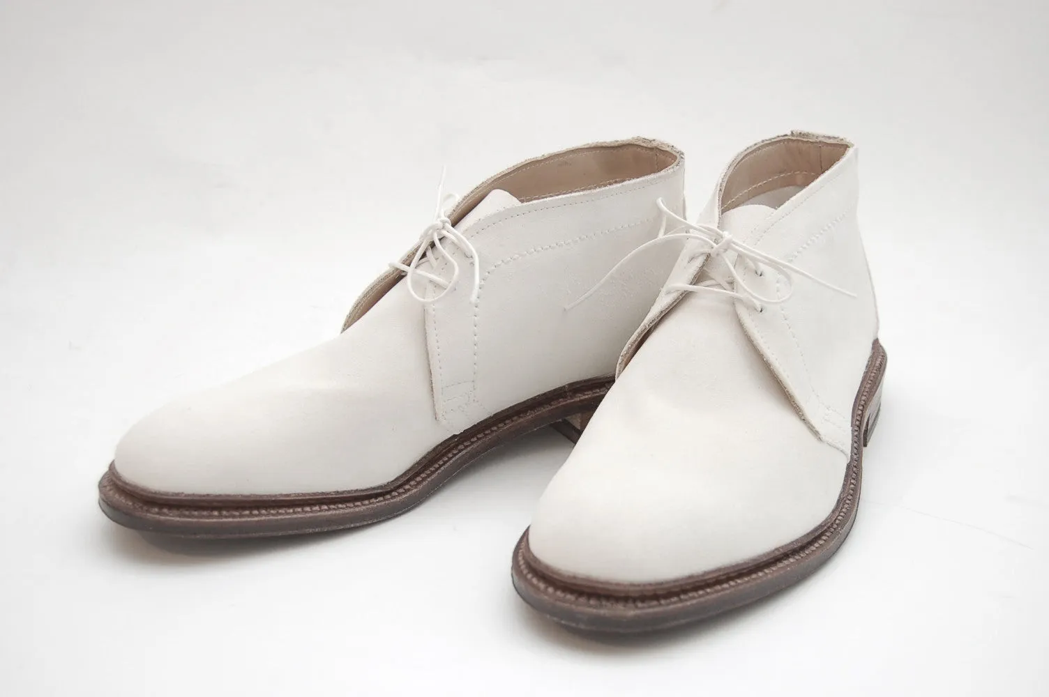 [Porcelain White] - Round Waxed Cotton Shoelaces