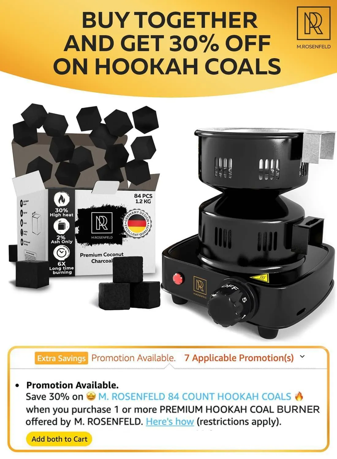 Premium Hookah Coal Burner Fire Tower for Hookah Multipurpose Electric Stove