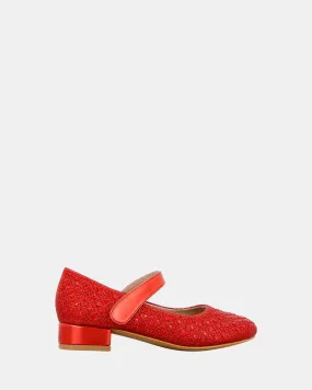 Ramona Glitter Red