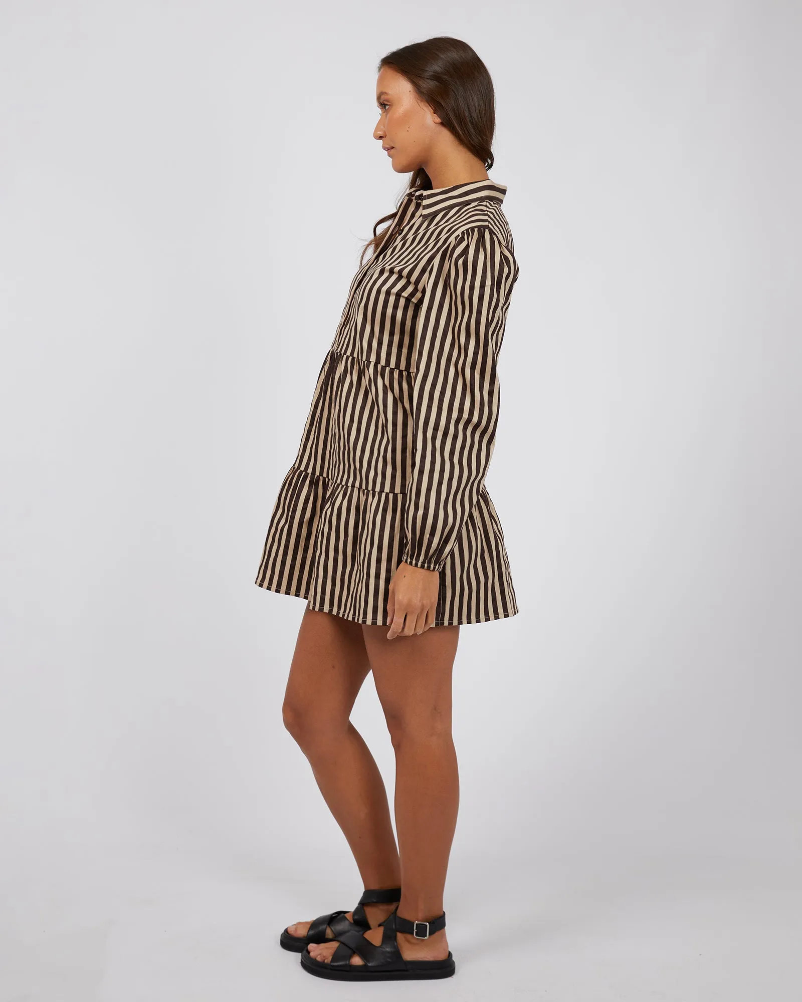 Reece Shirt Mini Dress Oatmeal