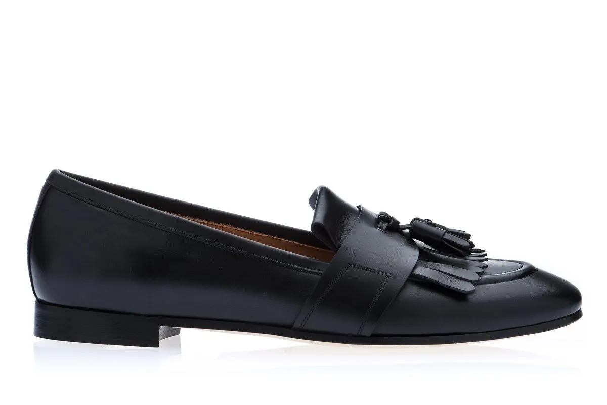 ROMEO TOLEDO BLACK LOAFERS