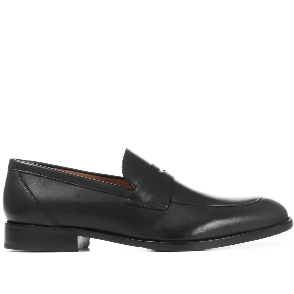 Russell Leather Penny Loafers - RUSSELL / 320 483