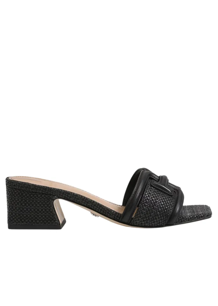 Sam Edelman Waylon Block Heel Slide-Black