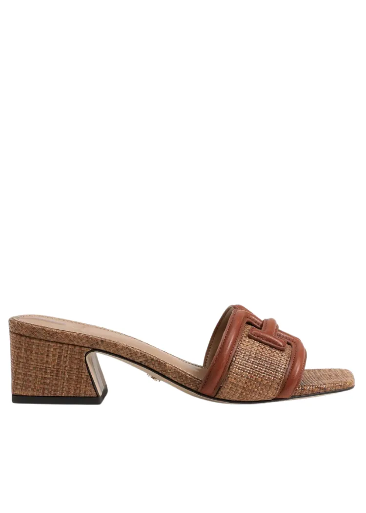 Sam Edelman Waylon Block Heel Slide-Cognac