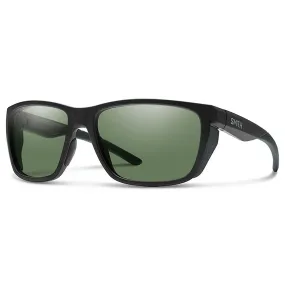 Smith Longfin Men's Matte Black Frame Gray Green ChromaPop Square Sunglasses - 20151500359L7