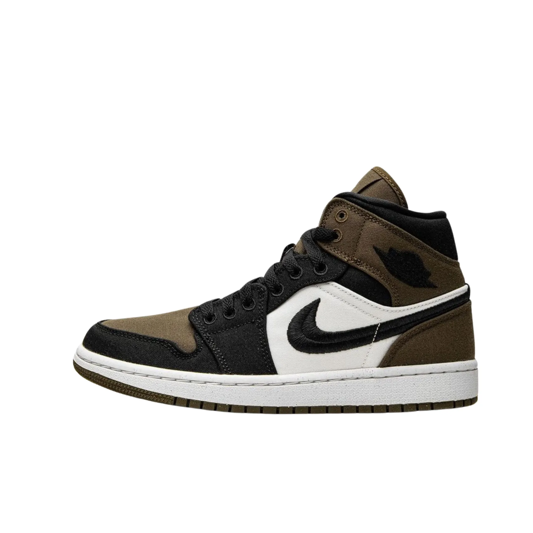 Sneakers Wmns Air Jordan 1 Mid Se - Lt Olive/Black