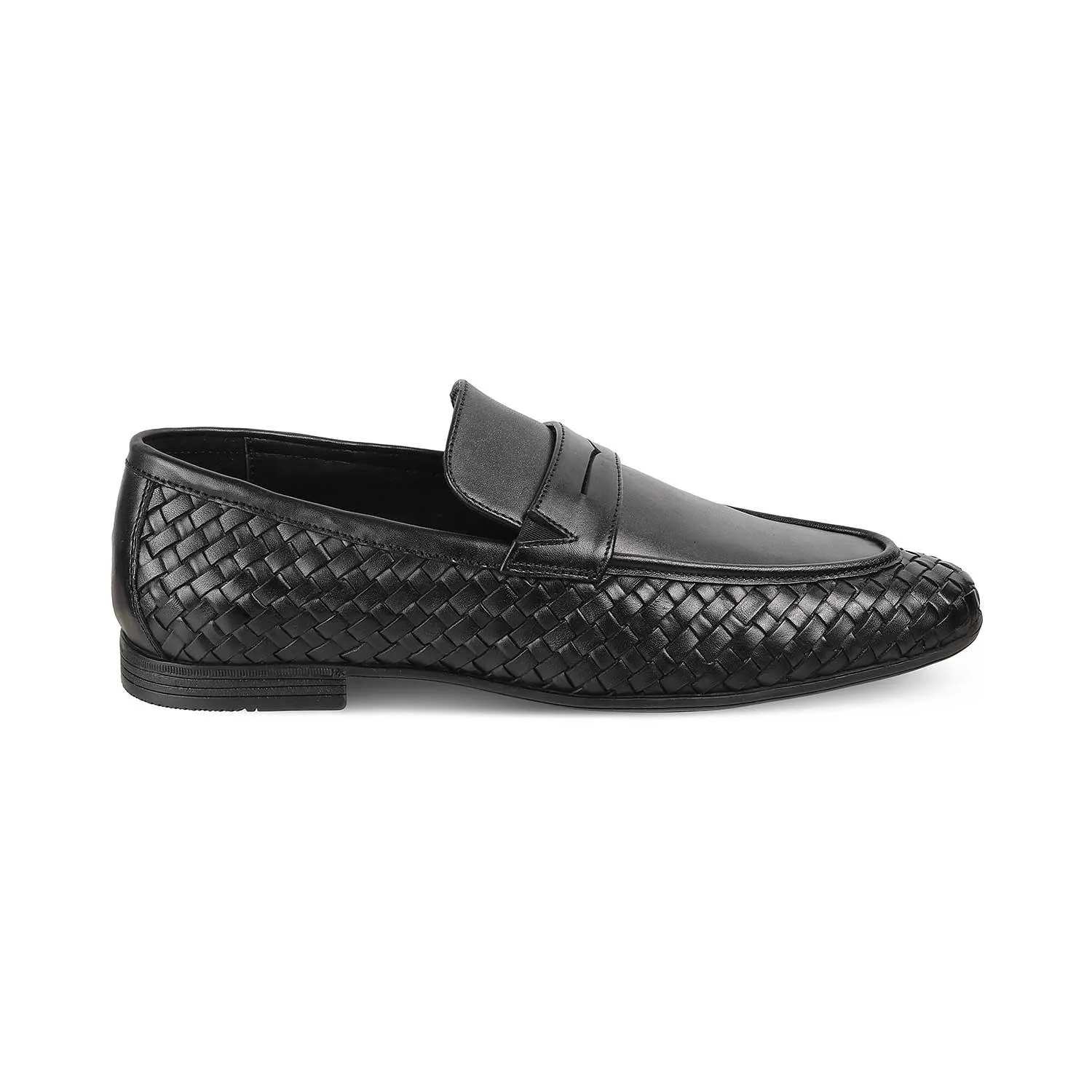 The Sydney Black Men's Leather Loafers