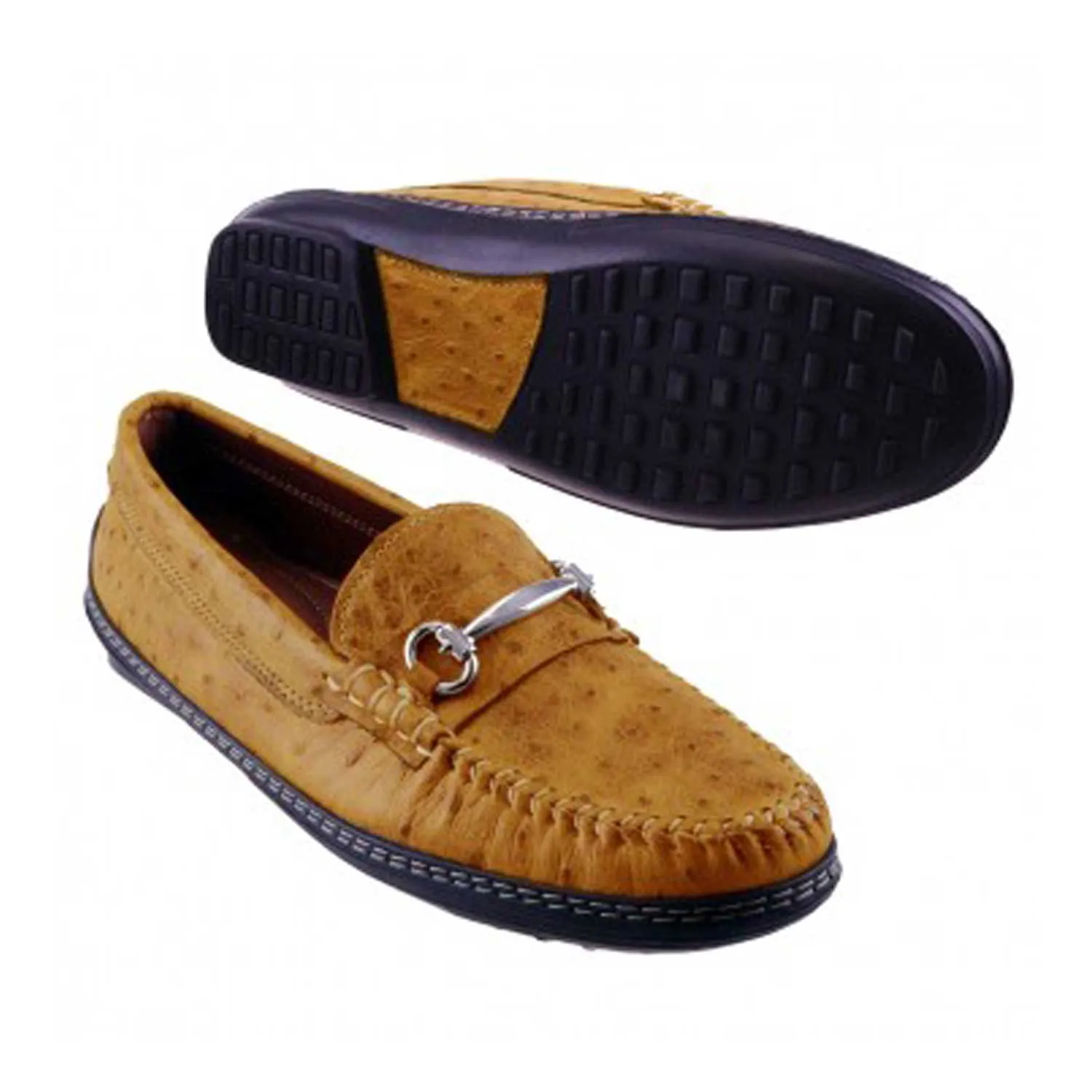 Traditions Ostrich Bridge Bit Loafer