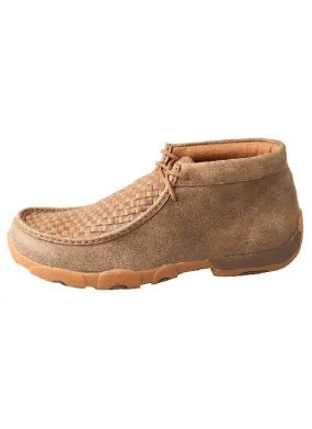 Twisted X Men's Chukka Driving Mocs, Bomber/Tan