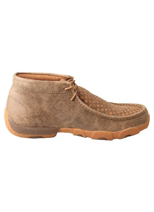 Twisted X Men's Chukka Driving Mocs, Bomber/Tan