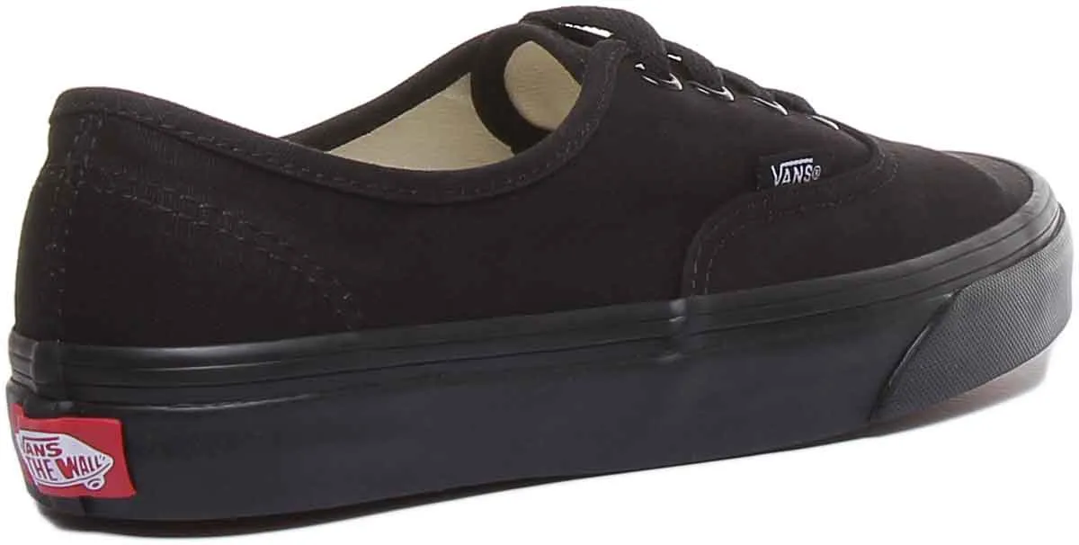 Vans Classic Authentic In Black Black For Men