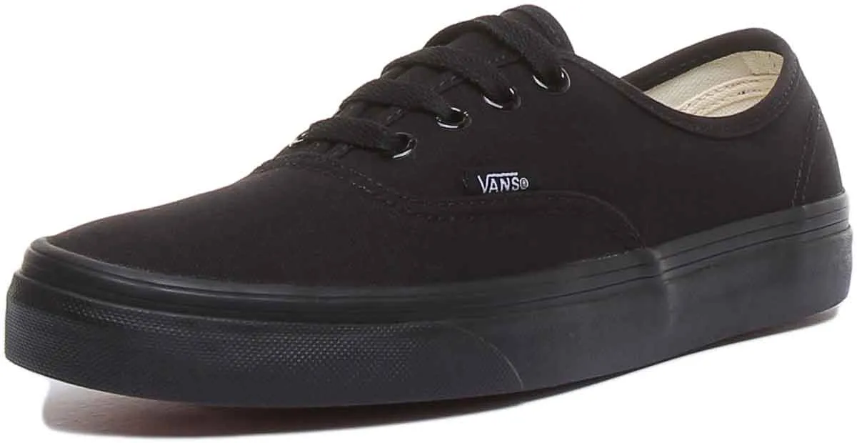 Vans Classic Authentic In Black Black For Men