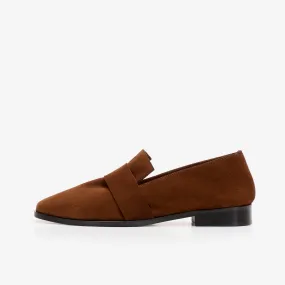 Victoria Suede Loafer Brown