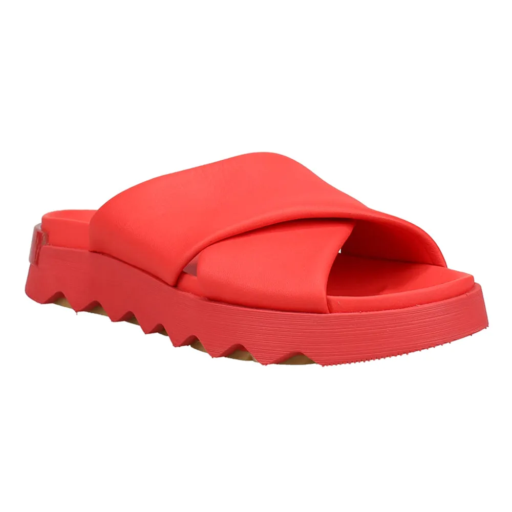 Viibe Crisscross Slide Sandals