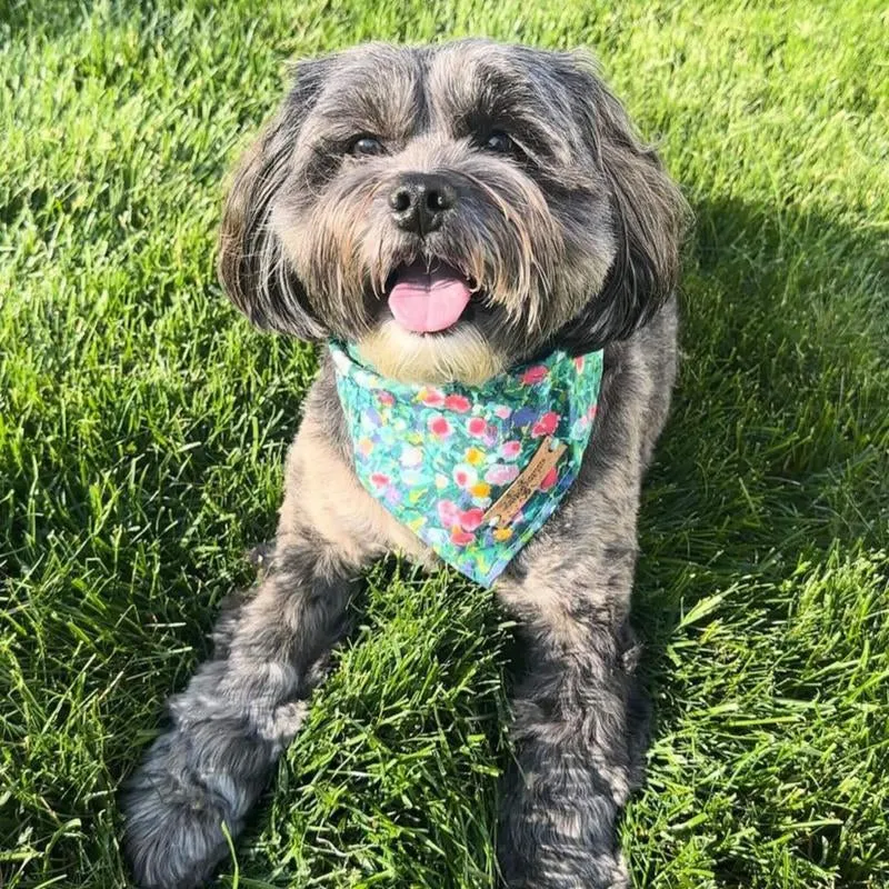 Watercolor Floral Bandana