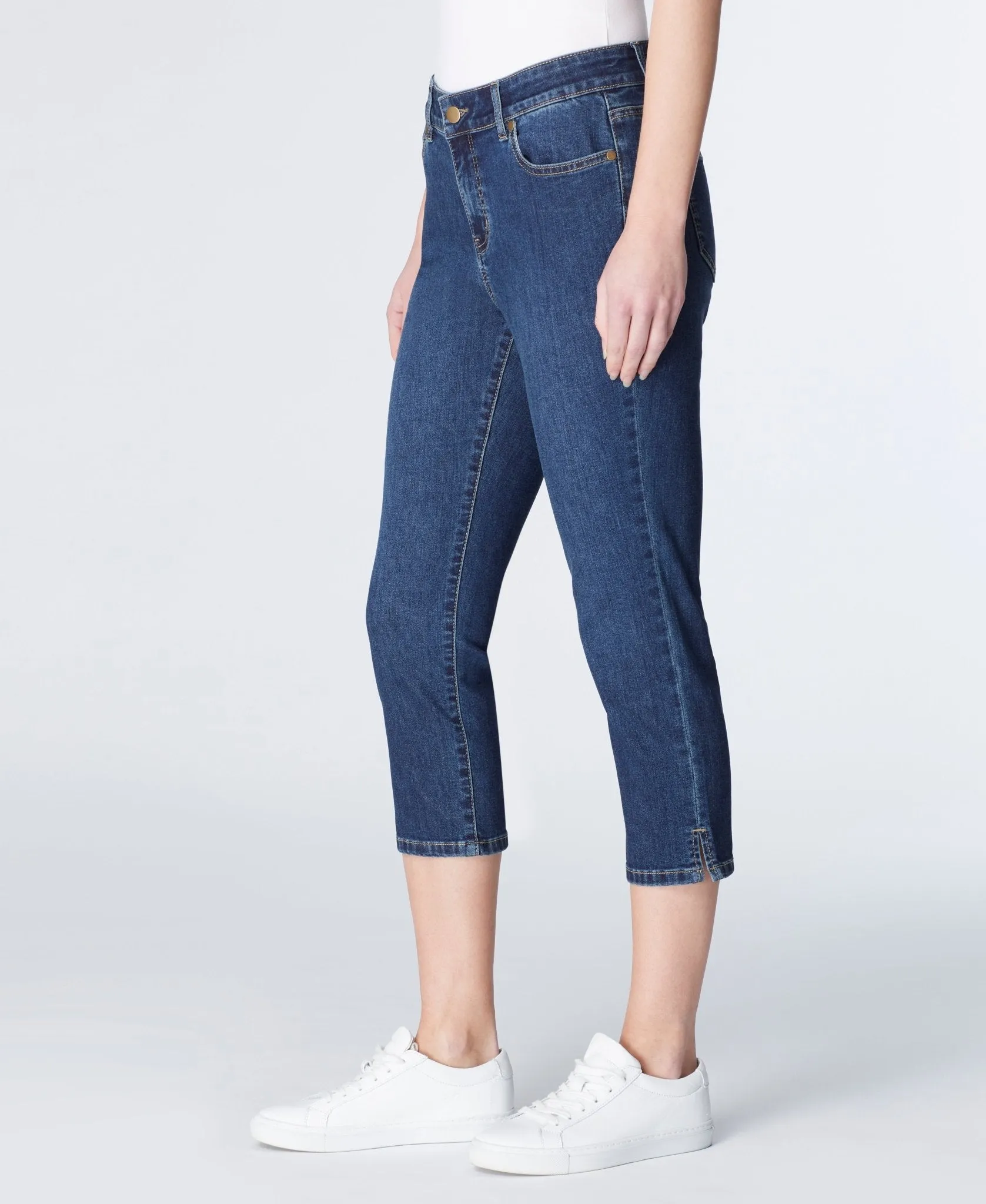 Westport Signature Capri Pants with Side Slit