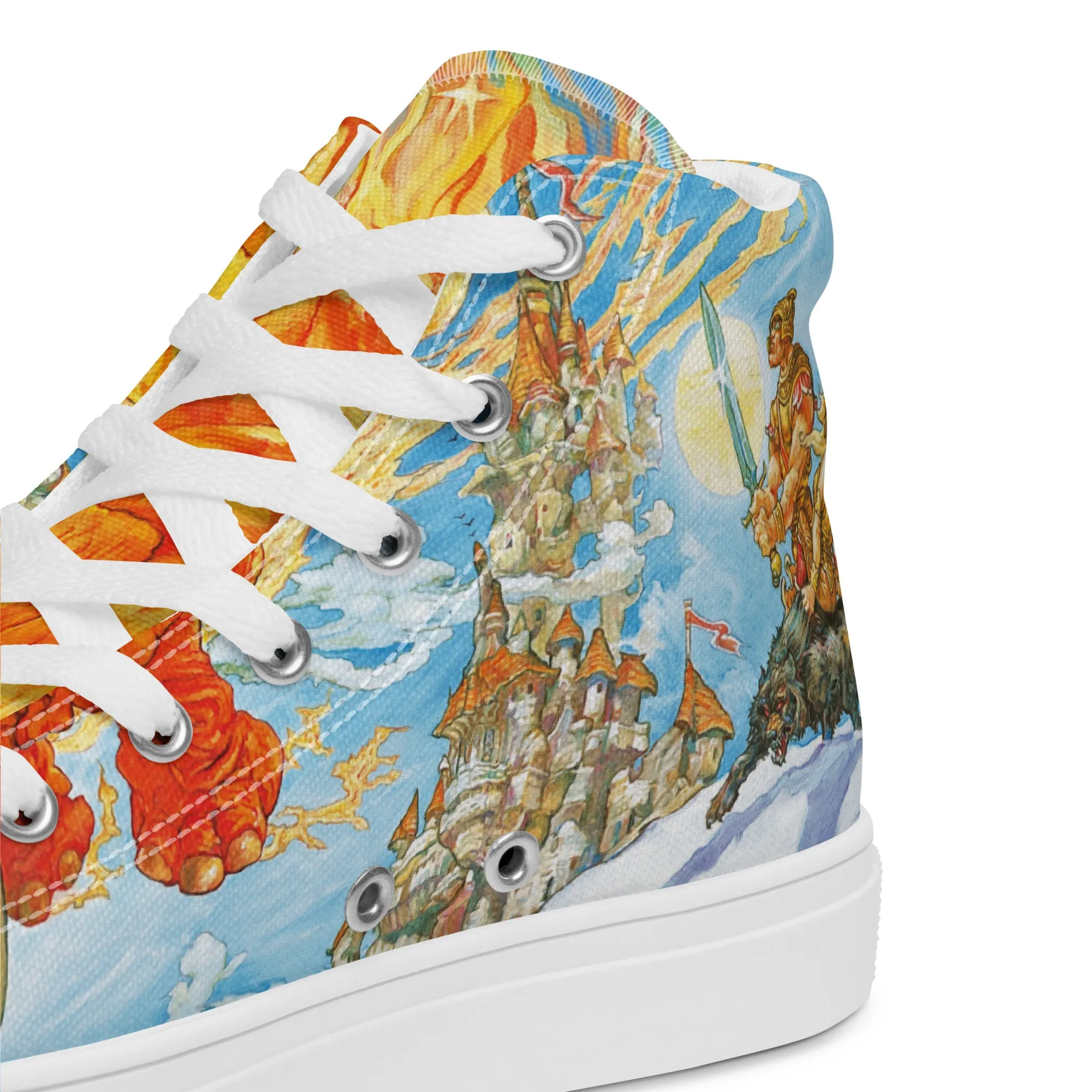 Women’s Fifth Elephant High Top Canvas Shoes - Free Shipping! *US SIZES SHOWN! USE CHART!