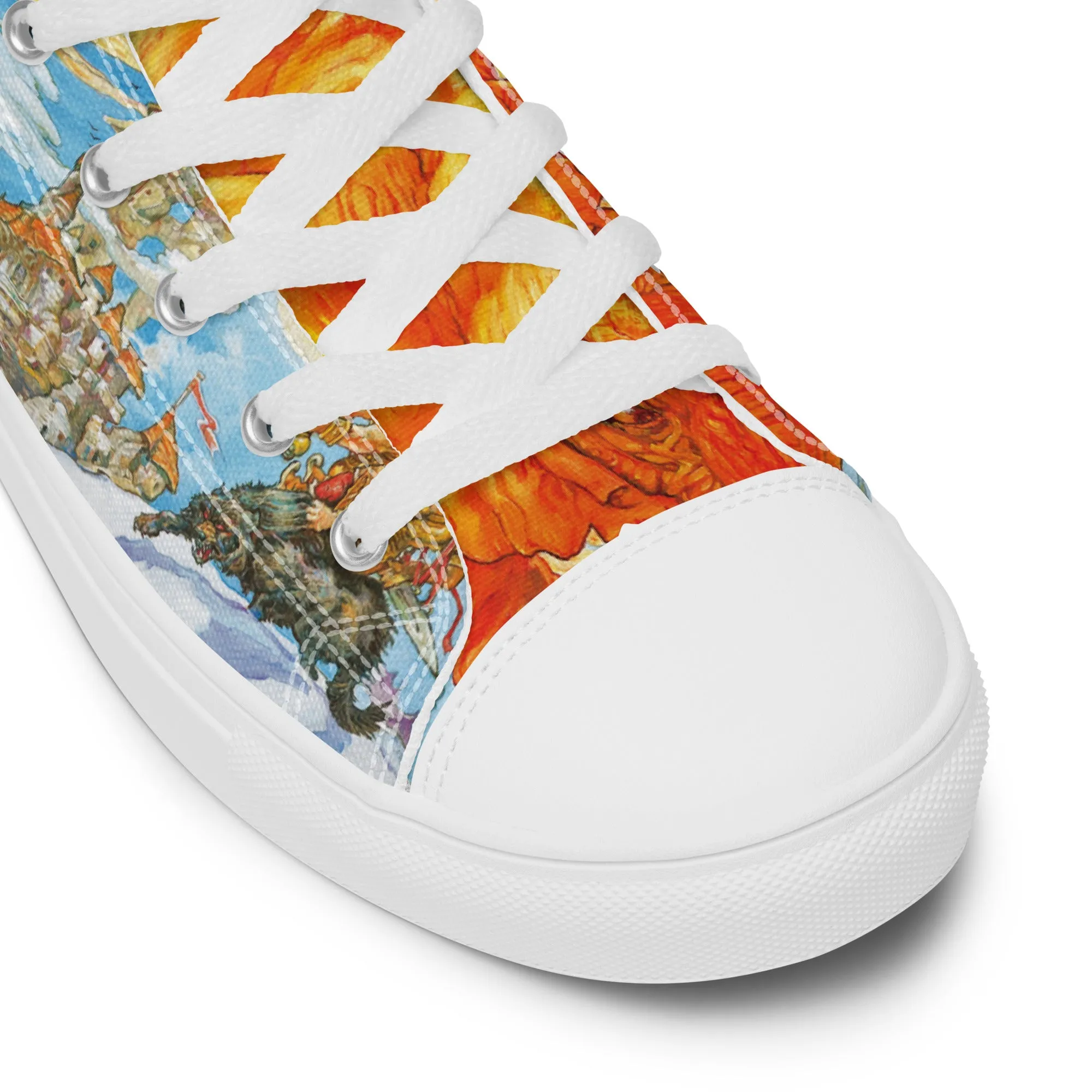 Women’s Fifth Elephant High Top Canvas Shoes - Free Shipping! *US SIZES SHOWN! USE CHART!