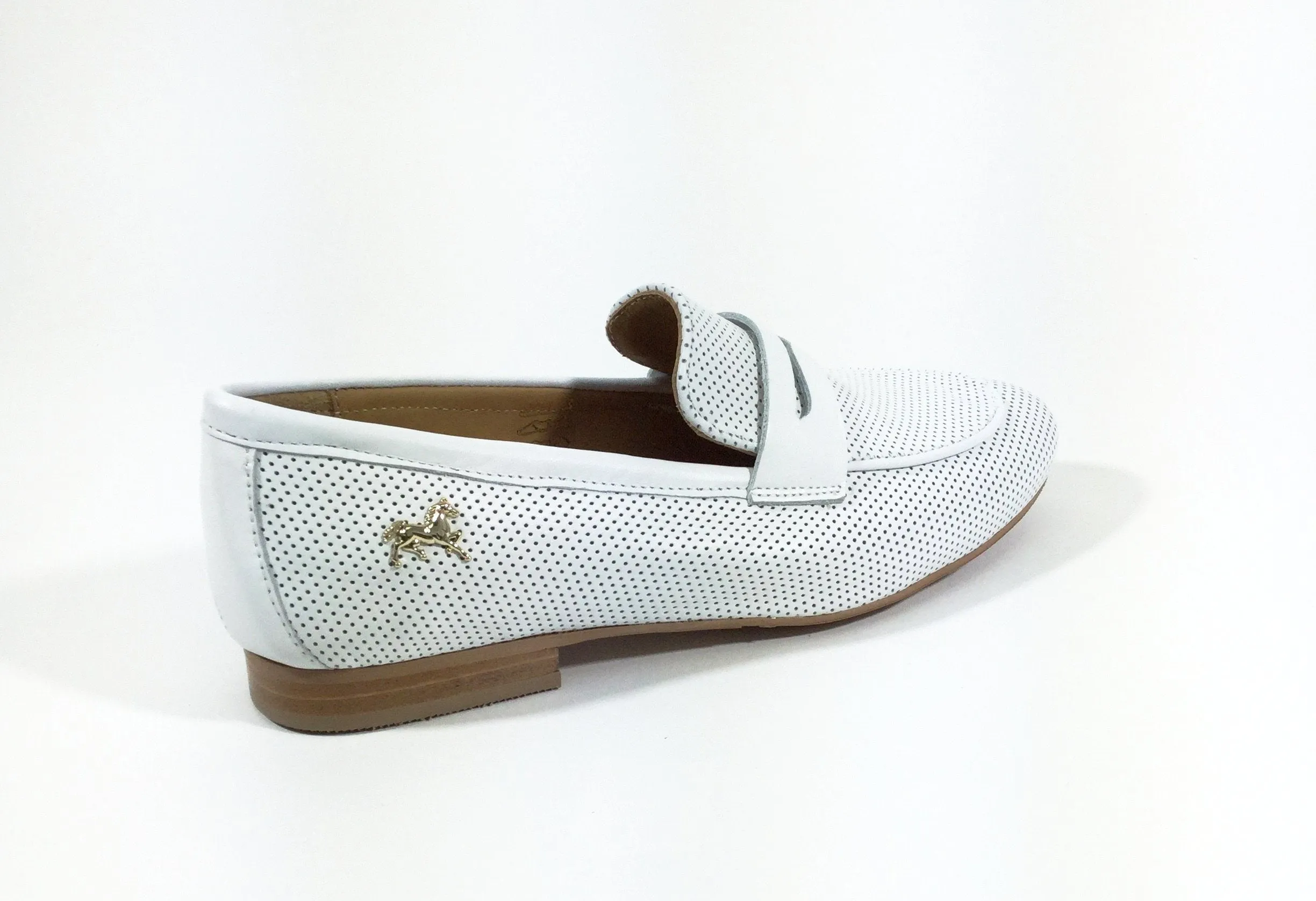 Women's Penny Loafers White