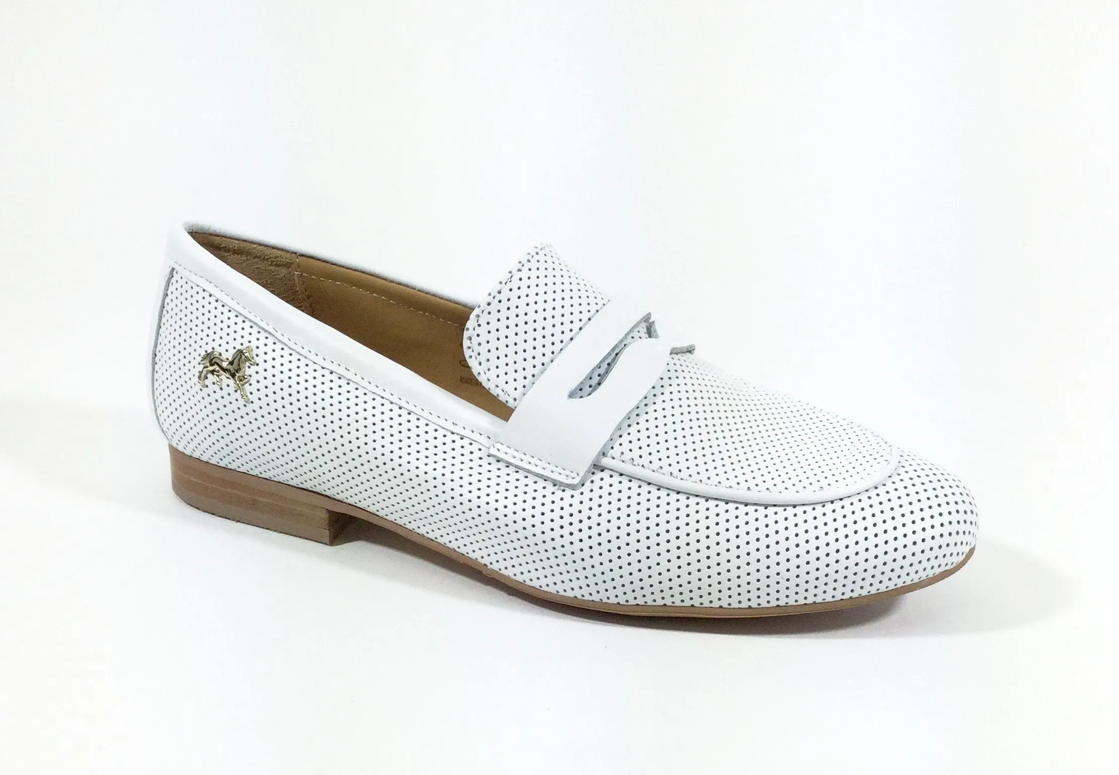 Women's Penny Loafers White