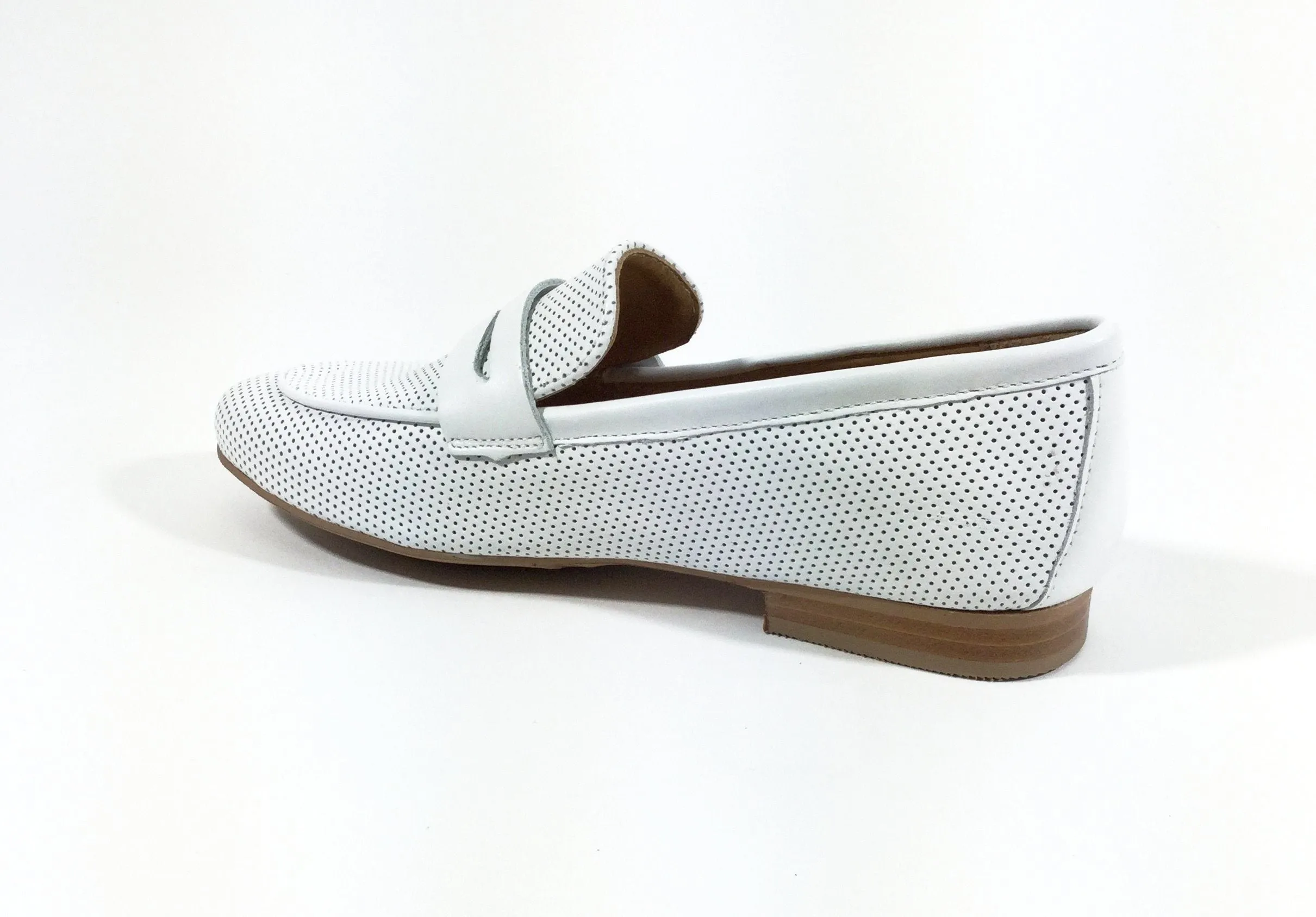 Women's Penny Loafers White